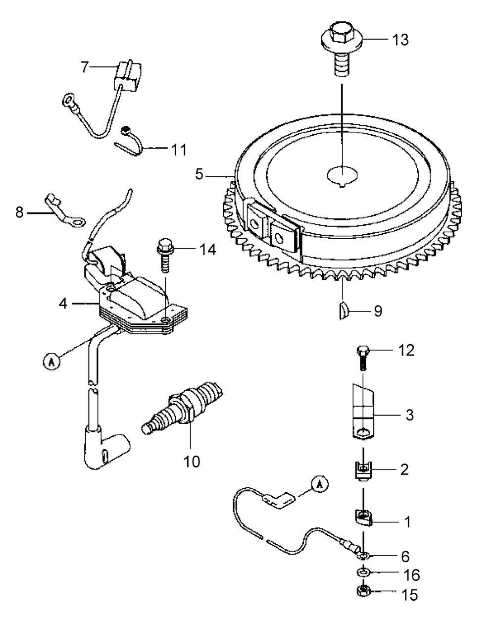 Kawasaki Fj180v-As05 Electrical Diagram and Parts List for 56A443TH (750-XP)(2011) Cub Cadet Lawn Mower